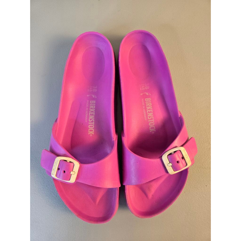 Women's Birkenstock Madrid EVA Slide Sandals US 7 Pink Gold